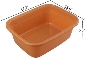 img 3 attached to HOMMP Quart Dishpan Commercial 3 Pack