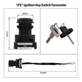 img 3 attached to 🔑 High-Quality 1PZ LZ4-K01 Ignition Key Switch for SUZUKI LT-Z400 Quadsport LTZ400 LTZ400Z (2003-2007), LTF500F (1998-2002), LTA500F (2000-2001), LTZ250 QUADSPORT (2004-2009), LTZ250 OZARK (2002-2009)