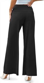 img 2 attached to Experience Ultimate Comfort And Style With Arolina Women'S Stretchy Wide Leg Palazzo Pants