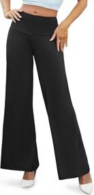 img 1 attached to Experience Ultimate Comfort And Style With Arolina Women'S Stretchy Wide Leg Palazzo Pants