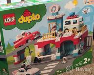 img 1 attached to 🏢 2021 LEGO DUPLO Parking Garage and Car Wash: Kids’ Building Toy with Car Wash, Gas Station, and Car Park – 112 Pieces review by Hiral Gupta ᠌