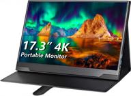 💻 cocopar j173uh10f portable monitor: 4k 3840x2160 ips, lightweight 17.3 logo