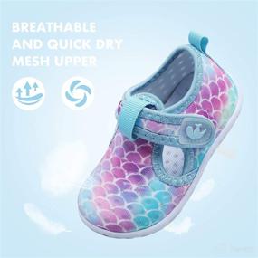 img 1 attached to FEETCITY Kids Aqua Socks | Barefoot Water Sport Shoes for Boys and Girls | Quick-Dry Beach Swim Pool Shoes