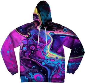 img 1 attached to 🌌 Galaxy Large Boys' Clothing: Electro Threads Hoodies at Fashion Hoodies & Sweatshirts