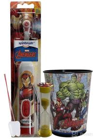 img 4 attached to Optimized Avengers Oral 🦷 Care Set: Toothbrush, Mouthwash, and Necklace