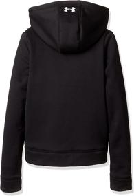 img 2 attached to Stylish and Warm: Under Armour Girls Fleece Hoodie for Active Girls' Clothing