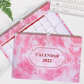img 1 attached to 2022 Calendar - Wall Calendar 2022, 15"×10.5" Large Wall Calendar Hanging Monthly Calendar Planner With Large Blocks, Twin-Wire Binding, Perfect For Planning And Organizing