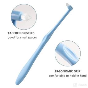 img 2 attached to 🦷 Toothbrush Orthodontic Cleaning with Interspace End Tuft