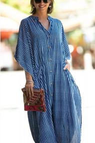 img 1 attached to Women'S Loose Lightweight Kaftan Kimono Cardigan Beach Cover Up Long Caftans Maxi Dress