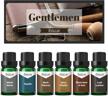 esslux gentlemen collection: 6 premium fragrance oils for masculine soap, candle making, diffusers, and more - lush leather, black rose & oud, tequila, and other essential scents for men logo
