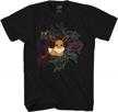 pokemon eeveeloutions t shirt charcoal heather logo