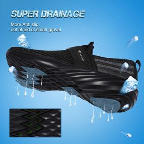 img 1 attached to Aqua Barefoot Water Shoes For Men & Women - Athletic Sports Shoes For Beach, Surf, Walking, Kayaking & Boating Pool.