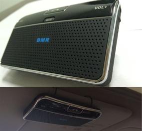 img 4 attached to 🚗 Enhanced BMR Bluetooth Car Speakerphone Kit for iPhone, Samsung, HTC and All Cellphones - Improved Sound Quality with Dual Speakers and Mute Function Key