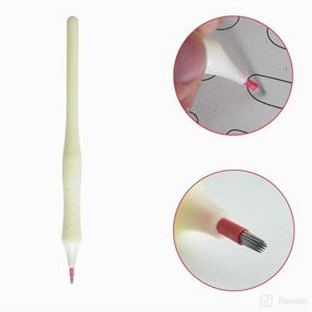img 2 attached to Disposable Microblading Manual Needle Permanent Personal Care - Piercing & Tattoo Supplies
