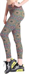 img 3 attached to Stylish Alaroo Printed Leggings: Perfect Fit For Women Of All Sizes