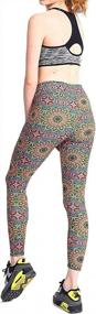 img 1 attached to Stylish Alaroo Printed Leggings: Perfect Fit For Women Of All Sizes