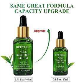 img 3 attached to BREYLEE Tea Tree Acne Treatment Serum For Clearing Severe Blemishes, Breakouts & Pimples - 40Ml (1.41Fl Oz) Cystic Acne Treatment Skin Clearance Products