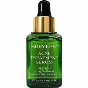 img 4 attached to BREYLEE Tea Tree Acne Treatment Serum For Clearing Severe Blemishes, Breakouts & Pimples - 40Ml (1.41Fl Oz) Cystic Acne Treatment Skin Clearance Products