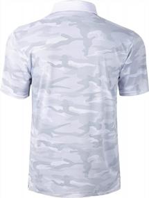 img 2 attached to Derminpro Men’S Camo Golf Shirts Moisture Wicking Short/Long Sleeve Dry Fit Golf Polos