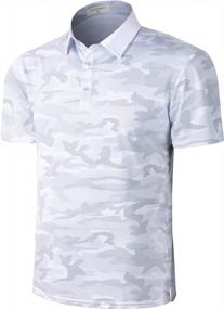 img 3 attached to Derminpro Men’S Camo Golf Shirts Moisture Wicking Short/Long Sleeve Dry Fit Golf Polos