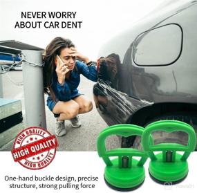 img 2 attached to 🔧 AIATE Dent Puller 2 Pack - Powerful Traceless Dent Removal for Cars, Computer Screens, Glass, Tiles, Mirrors and Object Lifting