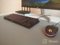 img 1 attached to HyperX Alloy FPS Pro Tenkeyless Mechanical Gaming Keyboard: Compact & Clicky with Cherry MX Blue - Red LED Backlit! review by Agata Swornowska-Kur ᠌