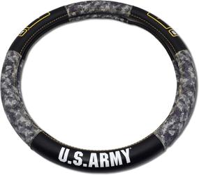 img 2 attached to Elektroplate US Army Premium Steering Wheel Cover - Small