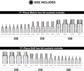 img 3 attached to Master Socket 34 Piece Automotive Motorcycle