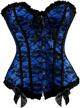 flaunt your curves with the elegant women's floral black lace corset logo