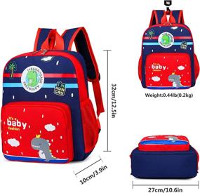 img 3 attached to Schoolbag Lightweight Elementary Preschool Kindergarten Backpacks - Kids' Backpacks