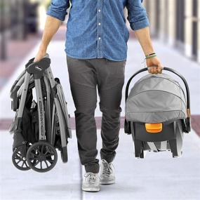 img 1 attached to Chicco Mini Bravo Plus Travel System - Slate Grey