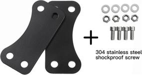 img 3 attached to 🏍️ Enhance Your Harley Ride: Front 21" Wheel Fender Risers Brackets/Lift Brackets Adapter Set for 2014-2022 Harley Touring Models