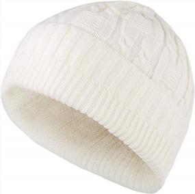 img 3 attached to Winter Fashion Essential: Surblue Unisex Chunky Cable Knit Slouchy Beanie Hat