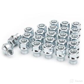 img 4 attached to 🔧 KSP 24PCS 12x1.5 Extended Open Ended Lug Nuts with 7mm Shank Thread Pitch – Ideal for Aftermarket Wheels