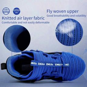 img 3 attached to JMFCHI Basketball Sneakers High Top Non Slip Girls' Shoes : Athletic