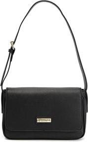 img 4 attached to London ASTOR Texture Shoulder Adjustable Women's Handbags & Wallets - Shoulder Bags