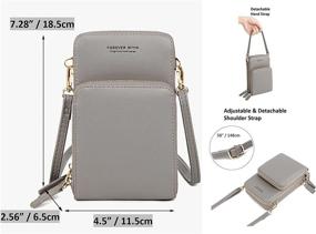 img 2 attached to Small Crossbody Shoulder Holder Wallets Women's Handbags & Wallets ~ Shoulder Bags