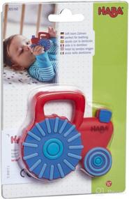 img 3 attached to HABA Tractor Silicone 🚜 Teether: Soothing Relief for Teething Babies