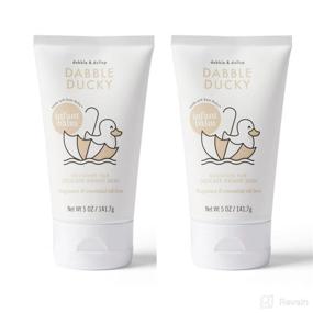 img 4 attached to 👶 Dabble & Dollop Infant Balm - Natural Baby Lotion, Fragrance & Essential Oil Free, 100% USA-made, Dye-Free, Tear-Free, Vegan (Set of 2)