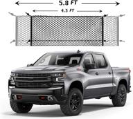 🚛 chevrolet silverado gmc sierra envelope style truck bed cargo net mesh for 2013-2022 automotive cargo nets pickup trunk - chevy colorado, ford f150-350 (2013-2022) логотип