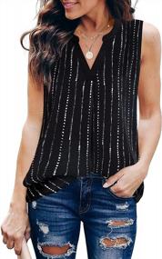 img 4 attached to Stylish Women'S Sleeveless Chiffon Blouse - Perfect For Office Wear From Timeson