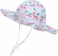 keep your baby girl sun safe with langzhen upf beach hat - adjustable, wide brim and stylish logo