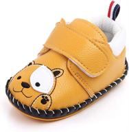 👣 lidiano cartoon walking slippers: adorable toddler boys' shoes designed for comfort and style! logo