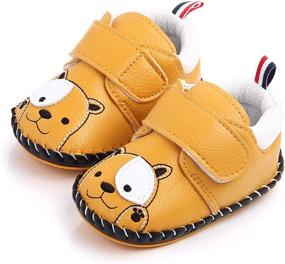 img 1 attached to 👣 LIDIANO Cartoon Walking Slippers: Adorable Toddler Boys' Shoes Designed for Comfort and Style!