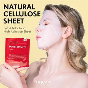 img 2 attached to 12-Pack DERMAL Hydrating Facial Masks - Korean Essence Sheet Mask For Moisturized, Clear Skin