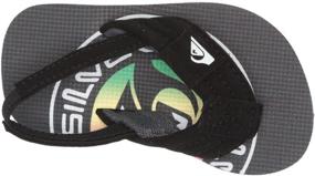 img 1 attached to Quiksilver Molokai Layback Toddler Flip Flop Sandals for Boys - Shoes