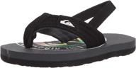 quiksilver molokai layback toddler flip flop sandals for boys - shoes логотип