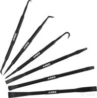 🔧 ares 16003-6-piece non-marring pick and prybar set: safeguarding fasteners, o-rings, seals, gaskets, trim in automotive & electronics applications logo