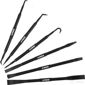 img 4 attached to 🔧 ARES 16003-6-Piece Non-Marring Pick and Prybar Set: Safeguarding Fasteners, O-Rings, Seals, Gaskets, Trim in Automotive & Electronics Applications