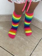 img 1 attached to Angelina Rainbow Striped Non Skid 2540A_4 6 review by Bianca Campbell